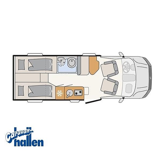 Dethleffs Globebus Performance 4x4 (Totalvikt 4500kg/Frontbåge) 24 of 24