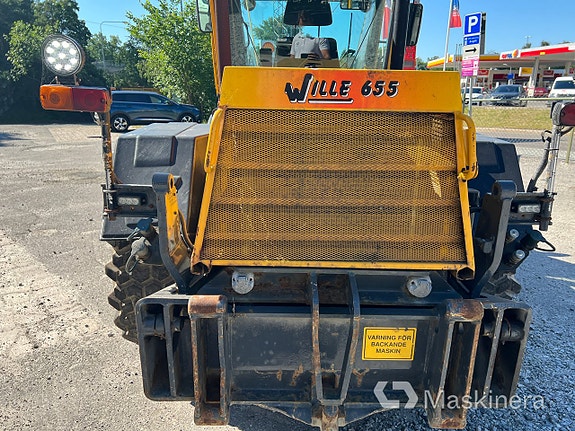Redskapsbärare Wille 655 med vikplog 25 of 27