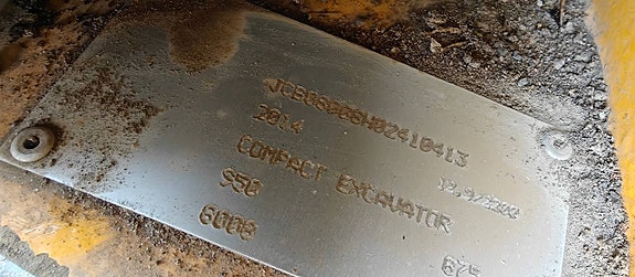 JCB 8008 2014 Endast 2040H Smidig  3 Skopor Tjälkrok 12 of 12