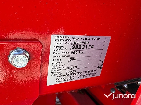 Vedprocessor Hakki Pilke 38 Pro PTO 14 of 30