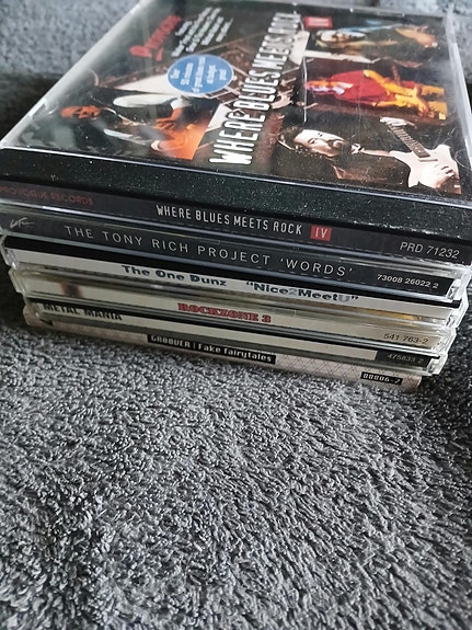 CD-skivor blandade artister och album