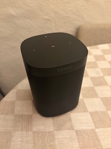 Sonos Sonos One trådlös högtalare svart