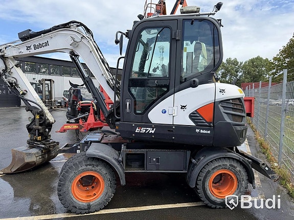 Bobcat E57W hjulgrävare, 2018, 2155 timmar Bo... via auktion 10 of 27