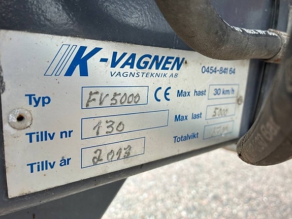 K-Vagnen  lastväxlare med kran 12 of 12