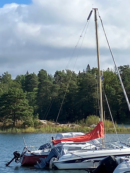Primvent 23 -kul fransk midgethavskryssare med rullfock och peke 27 of 30