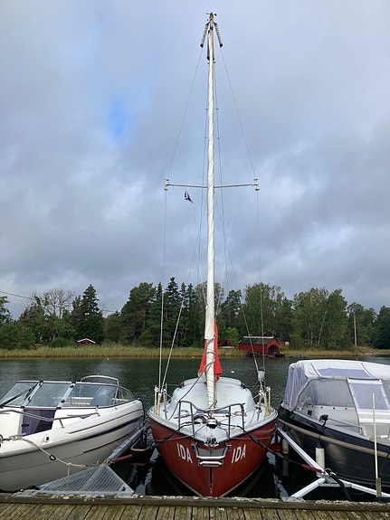 Primvent 23 -kul fransk midgethavskryssare med rullfock och peke 7 of 30