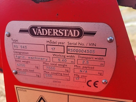 Väderstad Rexius RS940 5 of 15