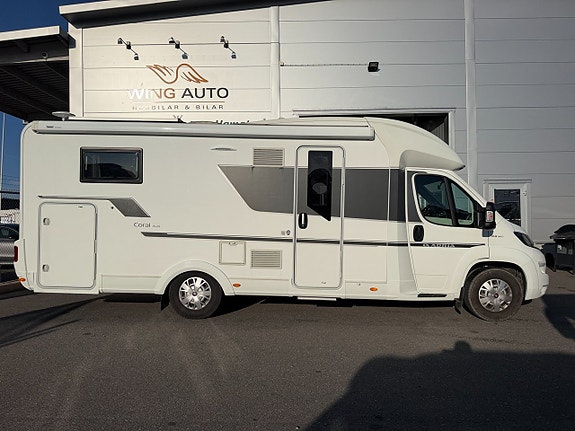 Adria Coral Plus 670 SC (160HK) Queensbed! 5 bältad! ALDE! Vinteranpassad! Värmeväxlare! Stort garage!
