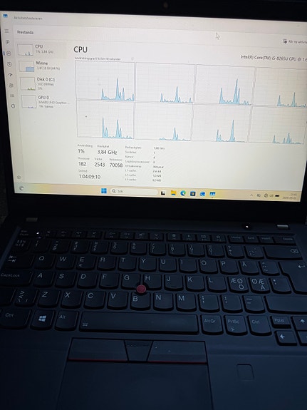 Lenovo ThinkPad T490s bärbar dator 14" svart image 5