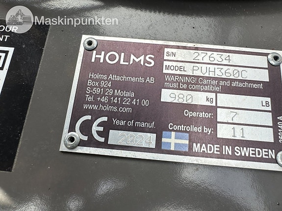 Holms Vikplog Pvh360c 11 of 15