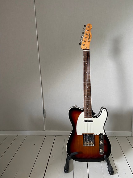 Uppgraderad Squier Classic Vibe Telecaster elgitarr sunburst