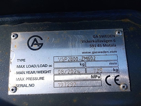 GA SWEDEN Vikplog 280 zettelmeyer 602 4 of 4