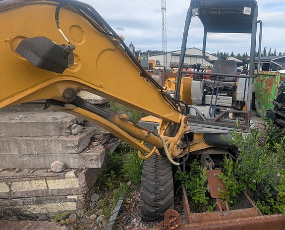 Komatsu PC20-7 -97 Schaktblad Extra hydraulik Gummilarver 4 of 10