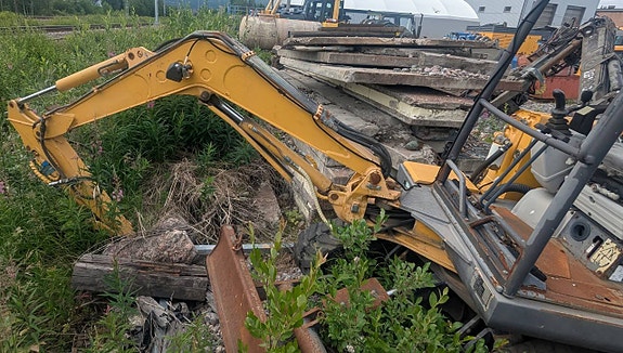 Komatsu PC20-7 -97 Schaktblad Extra hydraulik Gummilarver 5 of 10