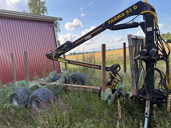 Timmervagn Farma 51 D Griplastarvagn 4 of 27
