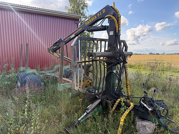 Timmervagn Farma 51 D Griplastarvagn 3 of 27