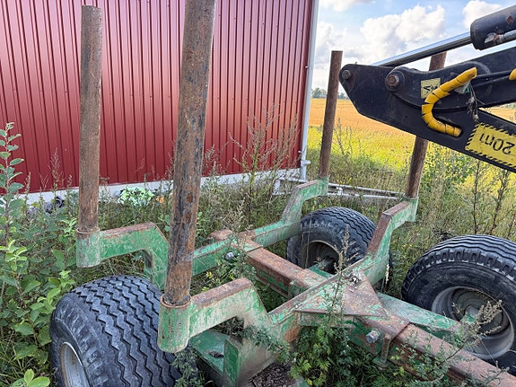 Timmervagn Farma 51 D Griplastarvagn 9 of 27