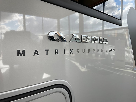 Adria Matrix Supreme 670 SL / ALDE-Diesel / Taksäng / Ugn / 5bält / Automat180hk/ 9 of 30