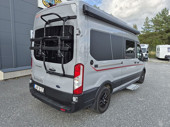 Dethleffs GlobeTrail 590C under 6 meter, extra rymligt badrum, kanonfin 6 of 26