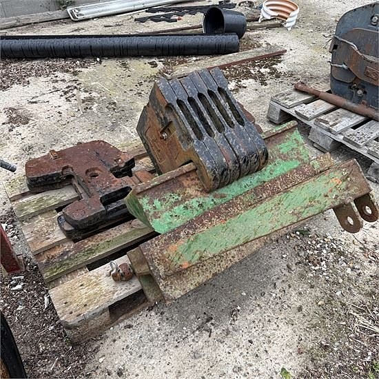 Claas 830 axion vægtklodser med ophæng - Weight blocks 10 x 5 of 5