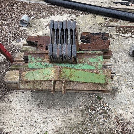 Claas 830 axion vægtklodser med ophæng - Weight blocks 10 x 2 of 5