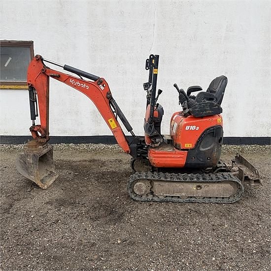 Kubota U10-3 - Minigravemaskine / mini excavator 1,1 ton
