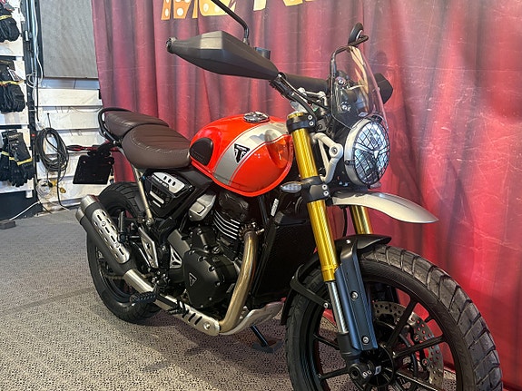 Triumph SCRAMBLER 400 X OKTOBERFEST | 36 MÅN 0 % | Demokörd | 260 mil | servad 2 of 14