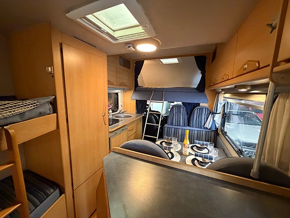 Fiat ADRIA 572 DK Barnkammare Fukt och Gasol testad UA 22 of 30