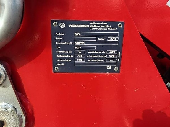 Weidemann 5080 Hjullastare S BM 9 of 9