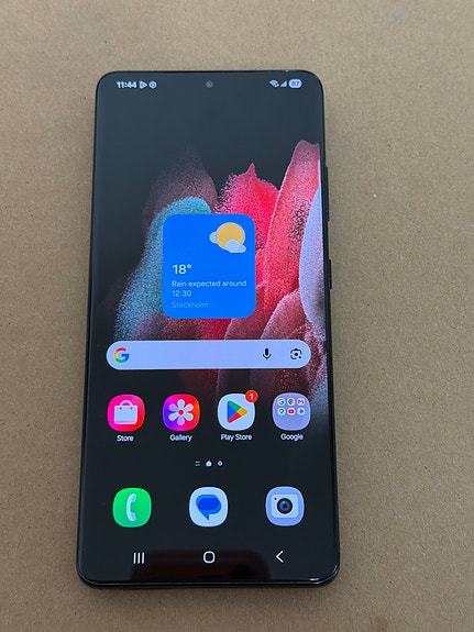 Samsung Galaxy S21 Ultra 5G mobil 128 GB svart image 3