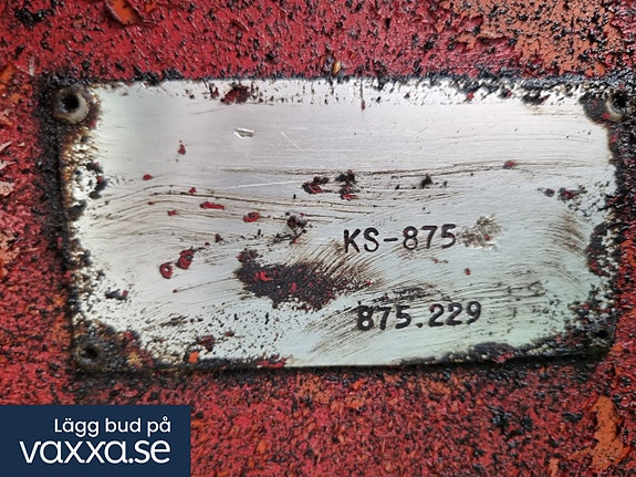 Skotare Kockums KS-875 med Markberedningsaggregat "Tvåspak" 24 of 30