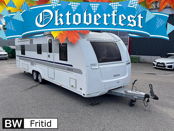 Adria Alpina 743 UX Barnkammarvagn - Alde - Våningssängar - Rymlig - Dusch!