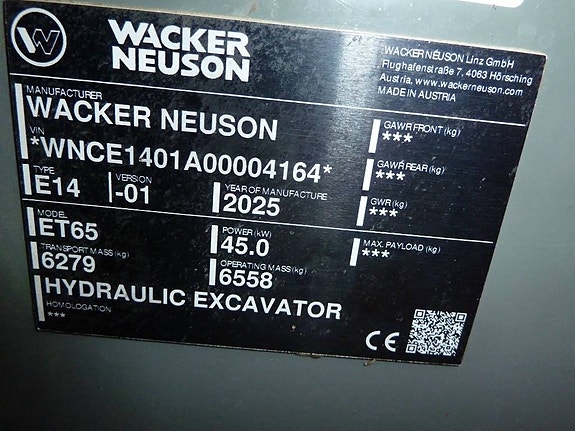 Wacker Neuson ET 65 / Demokörd 350 tim. 14 of 16