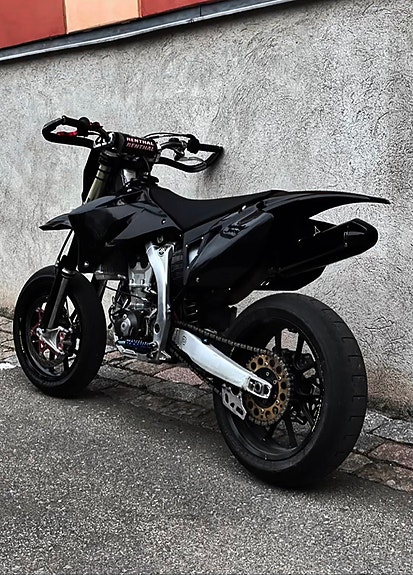 Yamaha YZ450F Supermoto banhoj - landsvägsreggad 2 of 4