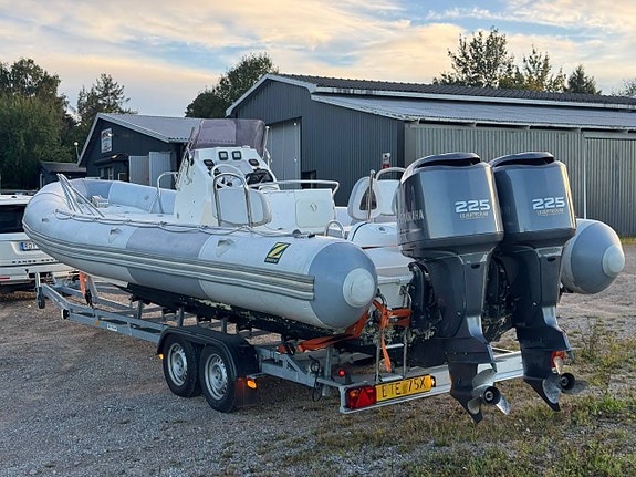 Zodiac Pro Open 850 – 2x Yamaha 225 – endast 304 tim + 80kmH 5 of 12