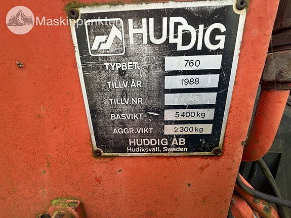 Huddig 760 med Kran 24 of 27