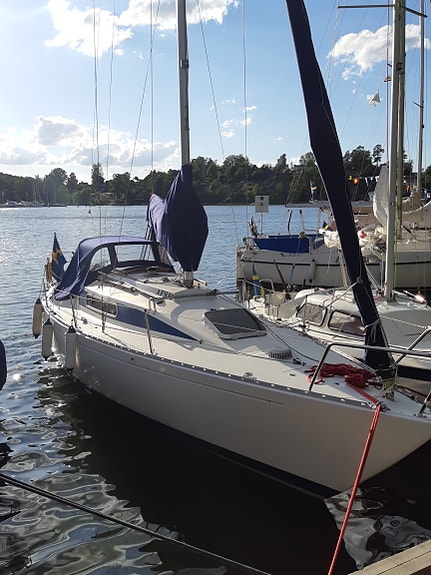 H 323 Välvårdad lättdriven segelbåt 5 of 6
