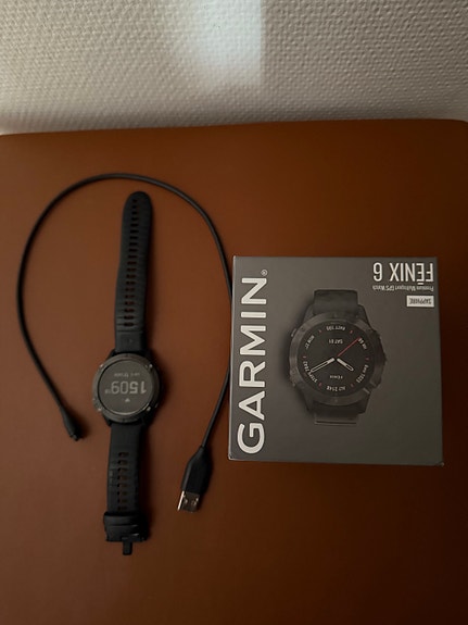 Garmin Fenix 6 Sapphire multisportklocka svart image 4