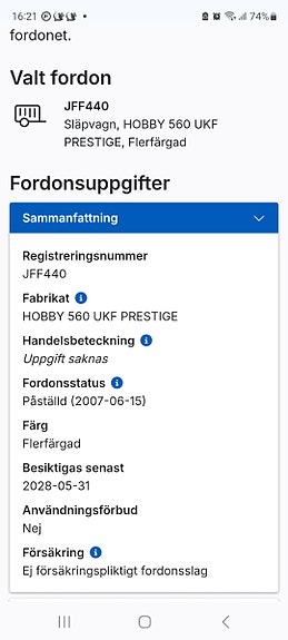 Hobby 560 UKF PRESTIGE Barnkammarvagn 6 of 8