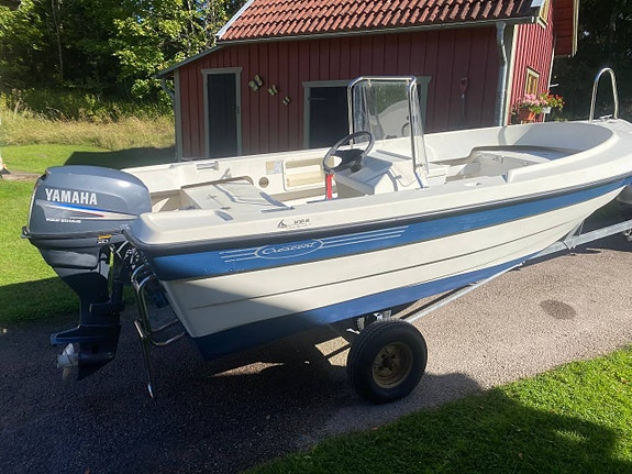 Crescent 450 Winner Yamaha F25 hk fyrtakt 30 kärra defekt 7 of 7