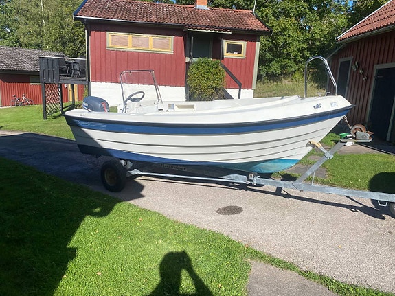 Crescent 450 Winner Yamaha F25 hk fyrtakt 30 kärra defekt 6 of 7