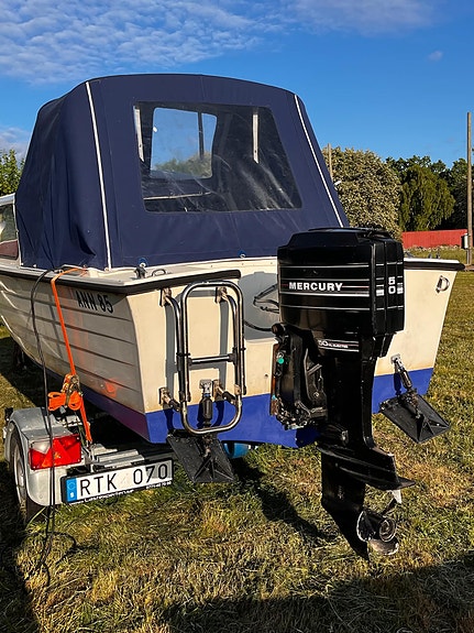 Solvigg 18, Mercury 50 HP med besiktigat 80 släp 9 of 10