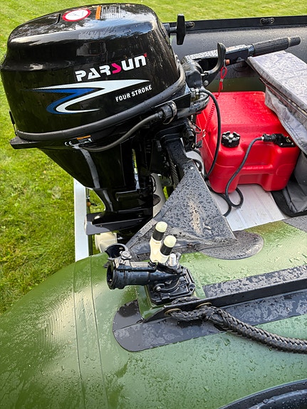 Komplett Gummibåtspaket med motor och 80km/tim trailer 7 of 7