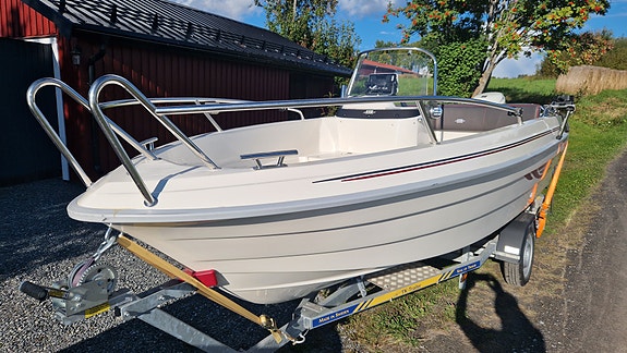HR442sc med Suzuki 50, trailer för 80 och Trollingrigg 13 of 15