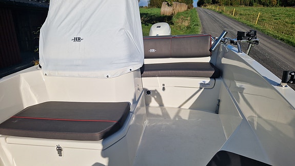 HR442sc med Suzuki 50, trailer för 80 och Trollingrigg 2 of 15