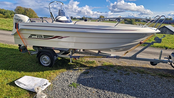 HR442sc med Suzuki 50, trailer för 80 och Trollingrigg 10 of 15