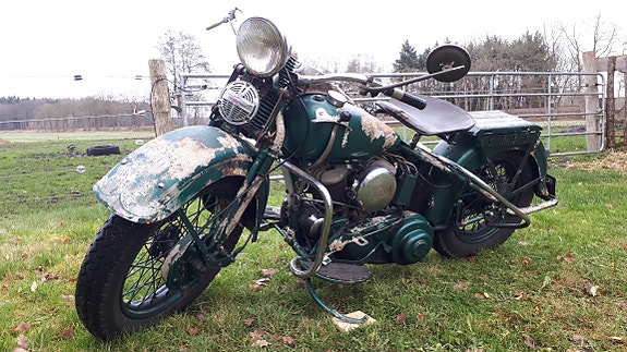 Harley-Davidson 750 lillsida WLA och WLC 6 of 9