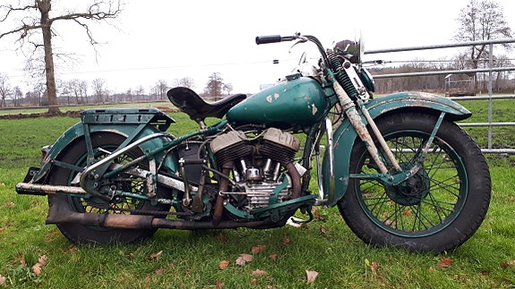 Harley-Davidson 750 lillsida WLA och WLC 4 of 9