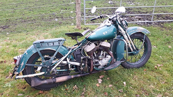 Harley-Davidson 750 lillsida WLA och WLC 5 of 9