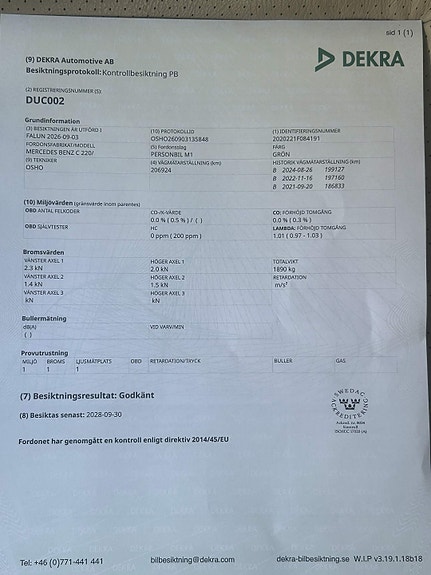 Mercedes-Benz C220 6 of 6